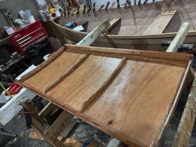  4/4/25 - Inside of hatch is glassed. 