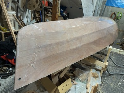  1/16/25 - Several fill coats are applied.  