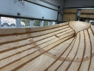  All the interior joints are filled with epoxy. 