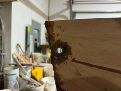 Rope attachement point is installed. 