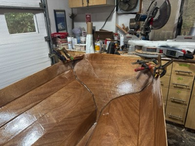  Quarter knees are installed. 