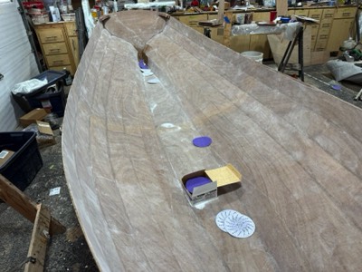  3/19/25 - The interior is sanded. 