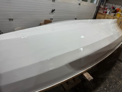  5/4/25 - Several coats of paint have been applied. 