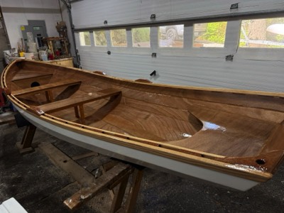  5/10/25 - Several coats of gloss varnish have been applied. 