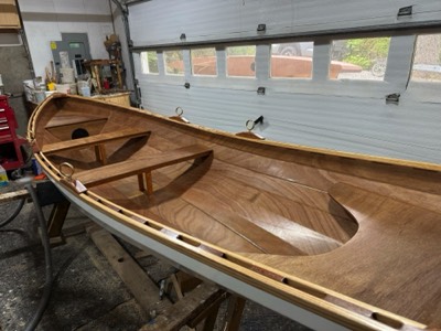  Oarlocks are test fit.  