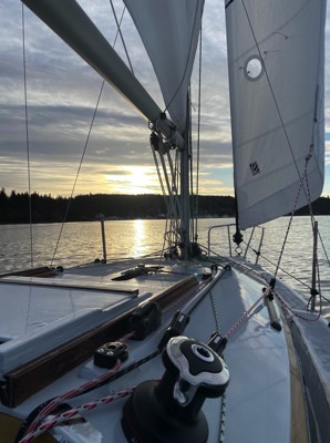  12/2/23 - New turning block is added to make it easier to lift keel.  