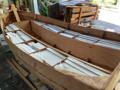  5/31/23 - The side seats are filled with flotation foam.  